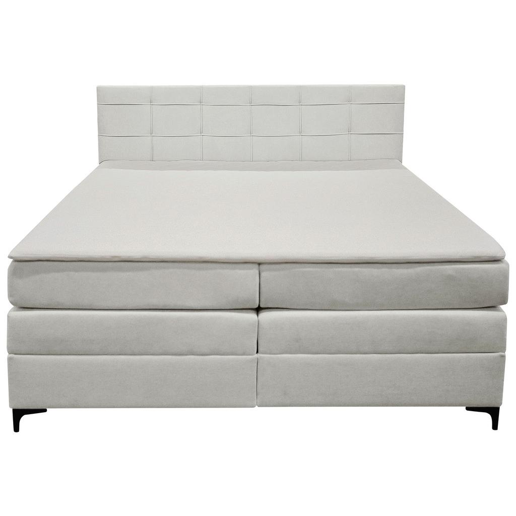 Boxspringbett Mitto Silberfarben 160x200 Cm
