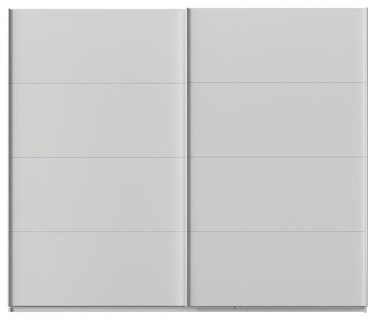 Schwebetürenschrank Feldkirch 271 Maxihöhe - Hellgrau, MODERN, Holzwerkstoff (271/229/62cm)