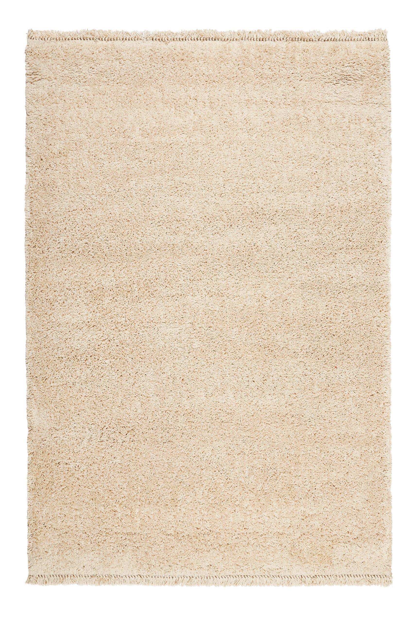 Hochflorteppich Studio Zero - Beige, Design, Textil (120/170cm) - WECON HOME