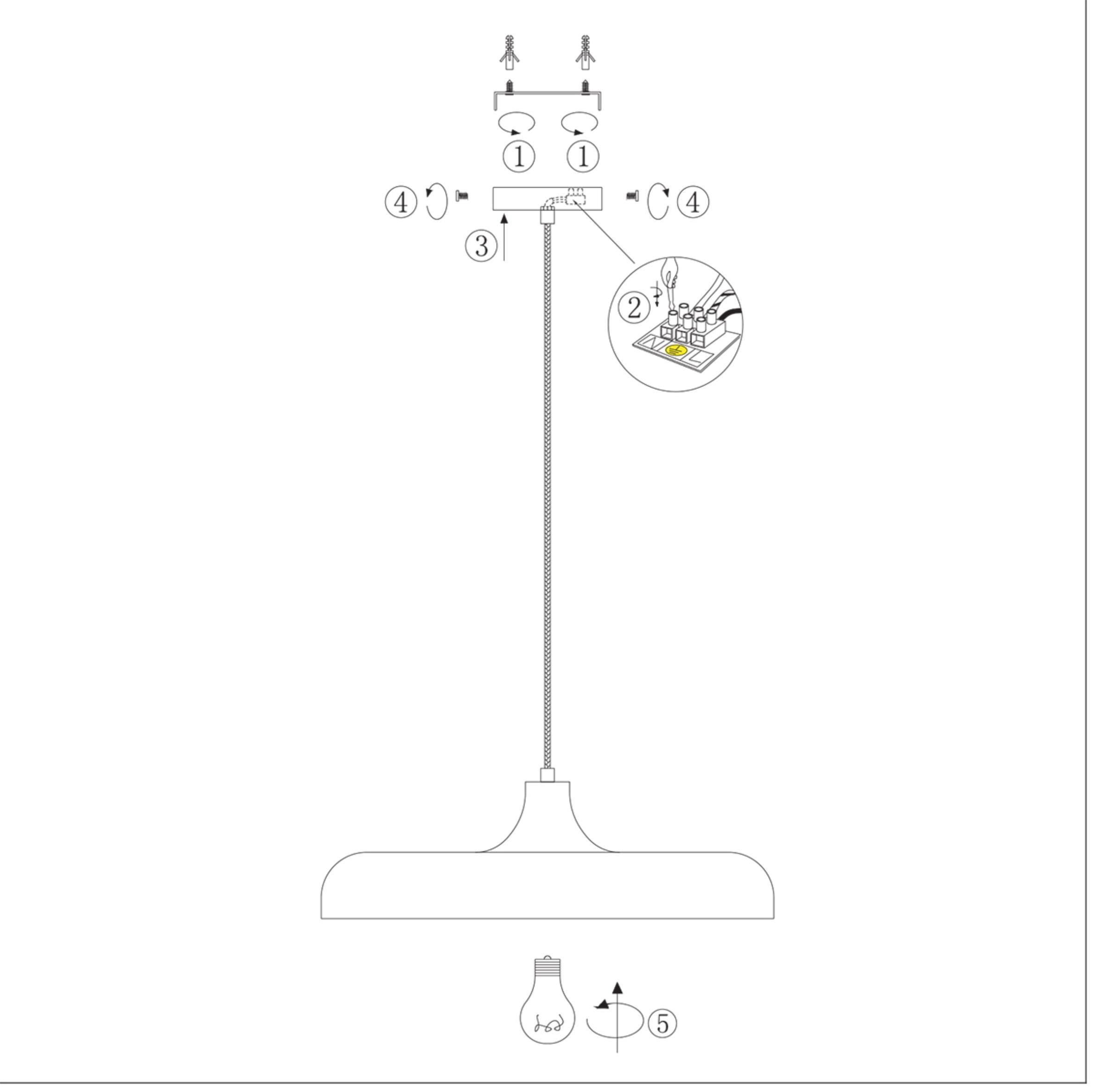 Pendelleuchte Krisip - Grau, Trend, Metall (50/20-170/50cm)