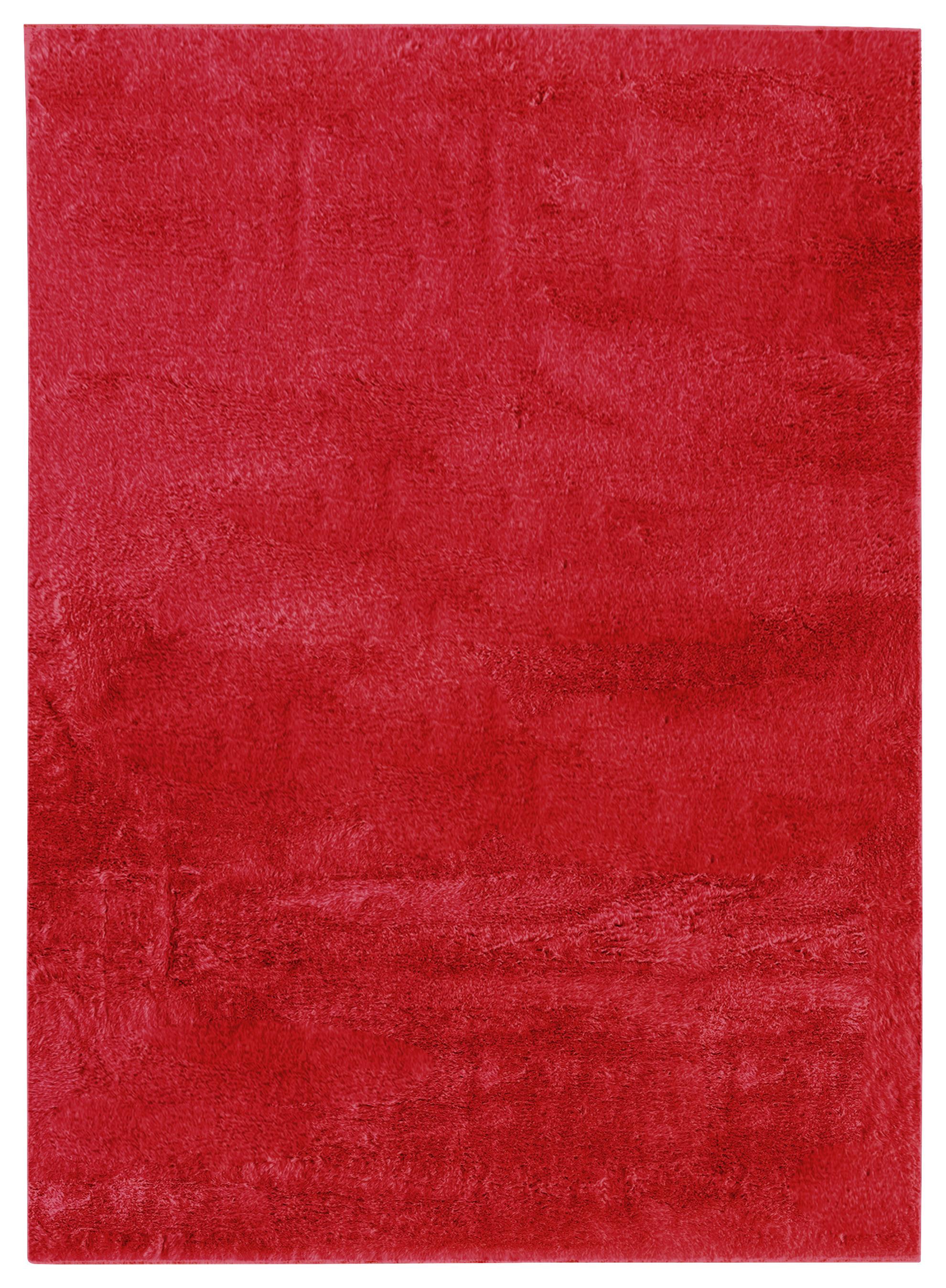 Umělá Kožešina Caroline 3, 160/220cm, Červená - červená, Konvenční, textil (160/220cm) - Modern Living
