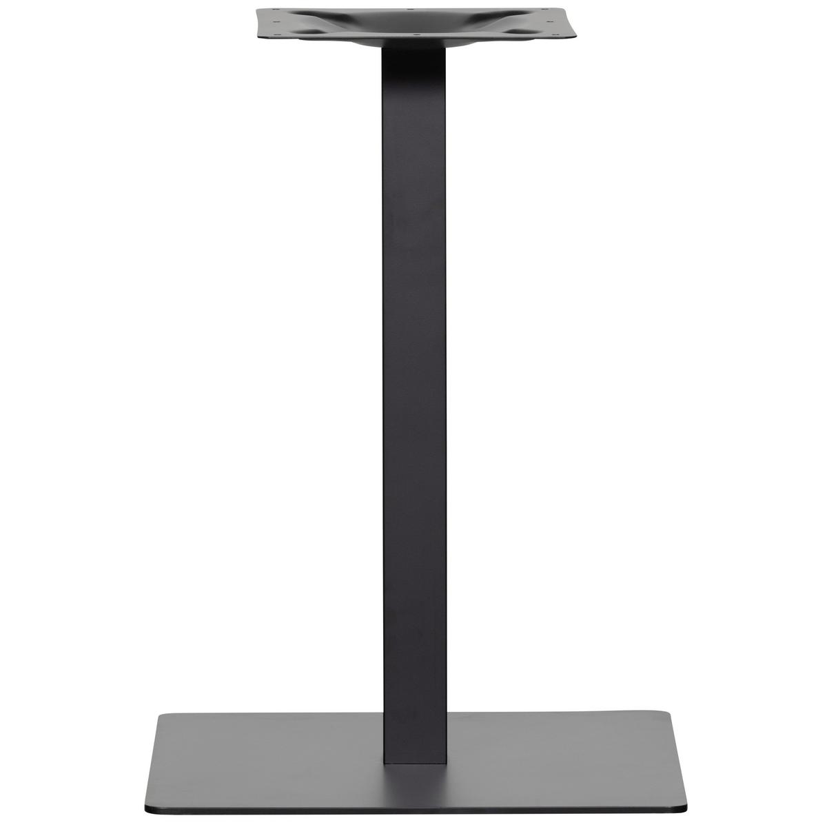 TISCHGESTELL Tablo Schwarz L: 50cm - Schwarz, MODERN, Metall (50/50/72cm) - Livetastic