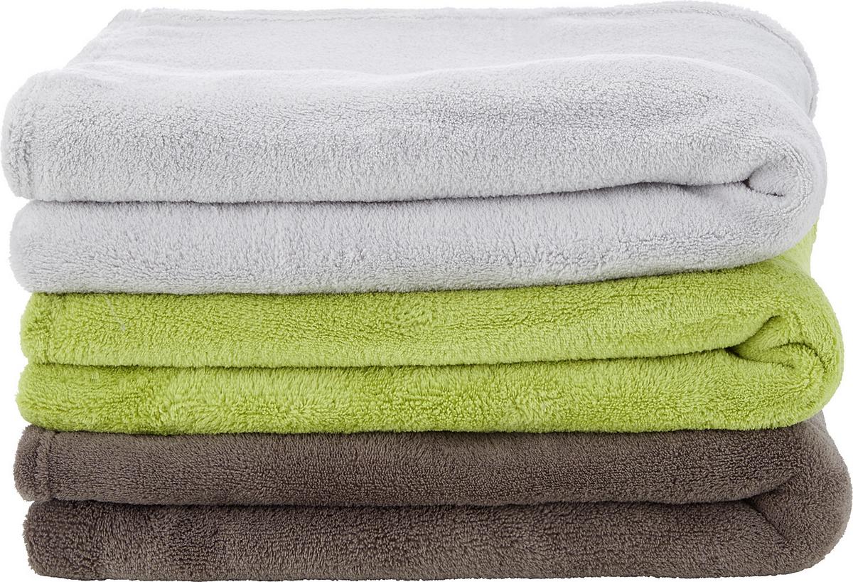 MĚKKÁ DEKA Cenový trhák - barvy stříbra/hnědá, textil (130/160cm) - Based