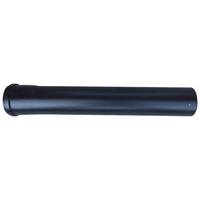 Ofenrohr gerade ø 8 cm L: 15 cm Schwarz keramikbeschichtet - Schwarz, MODERN, Metall (8/15cm)