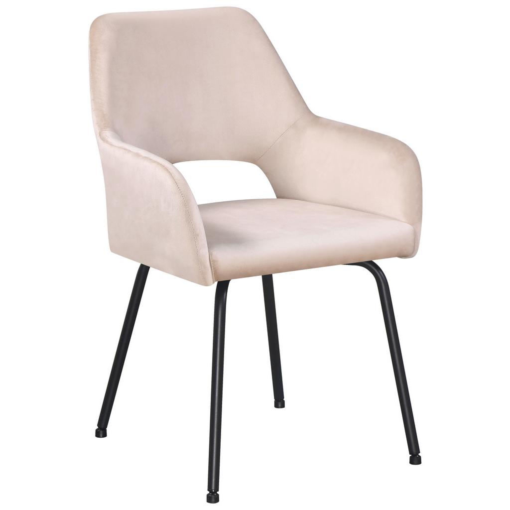 Armlehnstuhl Jonny Cord Beige, B: 58 cm