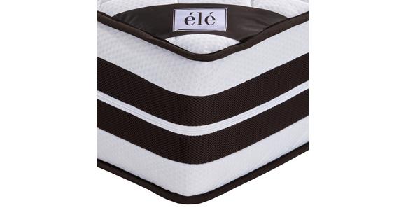 Taschenfederkernmatratze Cecile 120x200cm H2/H3 H: 25cm - Weiß, Textil (120/200cm) - Ele