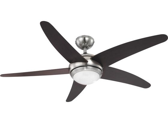 Stropný Ventilátor Fabiola - hnedá, Konvenčný, kov/drevo (132/37,2cm) Stropný Ventilátor Fabiola - hnedá, Konvenčný, kov/drevo (132/37,2cm)