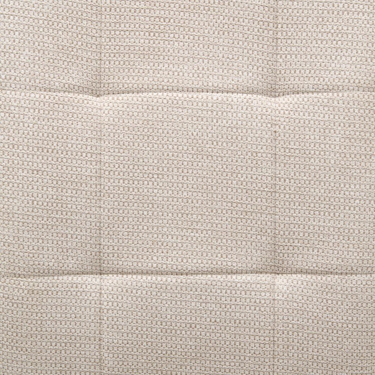 Vierfußstuhl Finn Webstoff Beige, B: 44 cm - Beige/Schwarz, KONVENTIONELL, Textil/Metall (44/96/61cm) - MID.YOU