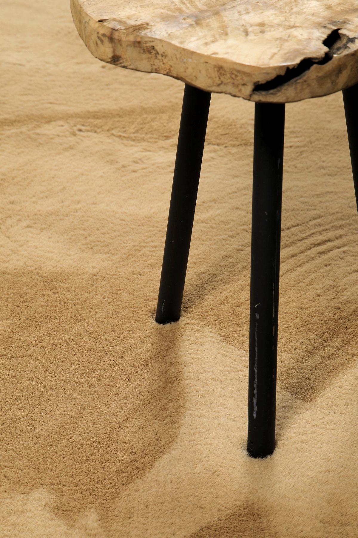 Hochflorteppich Beige, Bxl Ca. 200x200 Cm - Beige, KONVENTIONELL, Textil (200/200cm) - Esprit