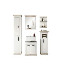 Badezimmer Florenz Pinienfarben B: 184cm - Pinienfarben, Design, Holzwerkstoff (184/200/46cm) - MID.YOU