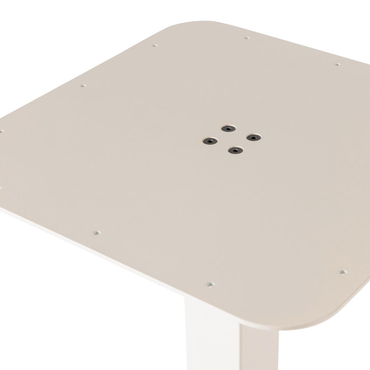 TISCHGESTELL Tablo Grau L: 50cm - Grau, MODERN, Metall (50/50/105cm) - Livetastic