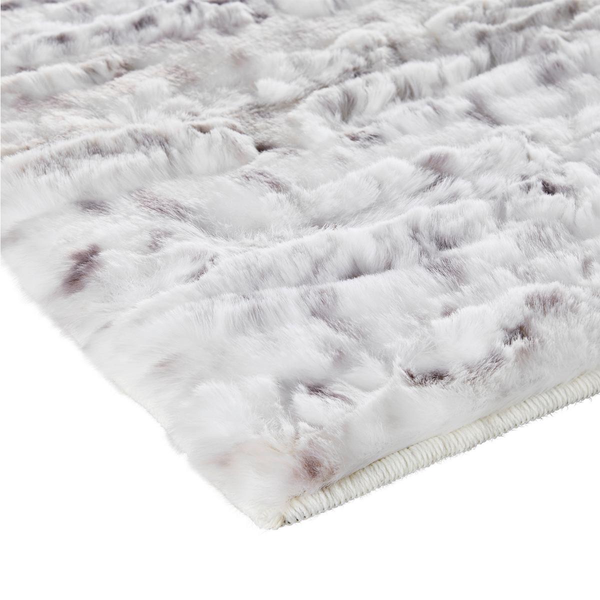 UMĚLÁ KOŽEŠINA POLAR LUXE - bílá/černá, Konvenční, textil (130/190cm) - Mömax