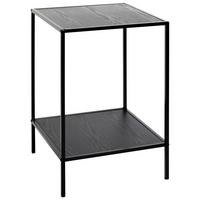 Kisasztal Mira - fekete, Modern, faalapú anyag/fém (40/60/40cm)