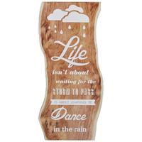 Wanddeko Sandra - Braun/Weiß, Basics, Holzwerkstoff (33/70/1,8cm) - Luca Bessoni