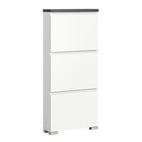 Schuhkipper Shoelove Weiß, Grau B: 60cm - Silberfarben/Weiß, MODERN (60/133/18cm)