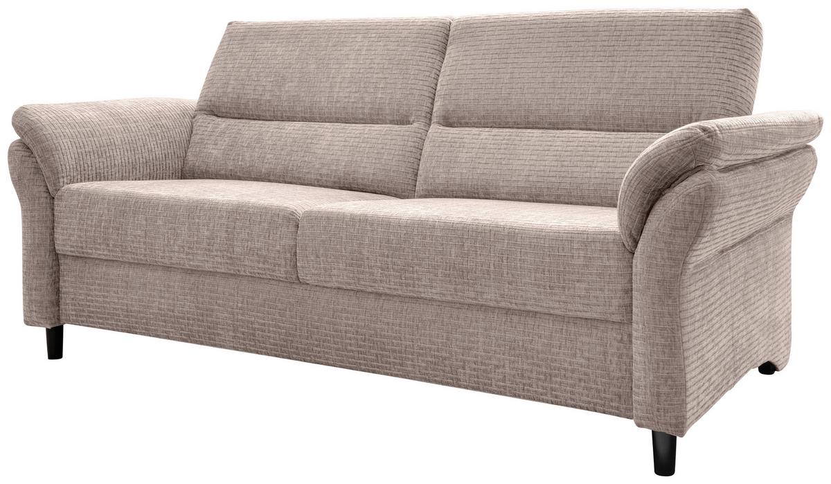 3-Sitzer-Sofa Cavoli, Beige B: 192 cm - Beige/Schwarz, MODERN, Textil (192/90/89cm) - Livetastic