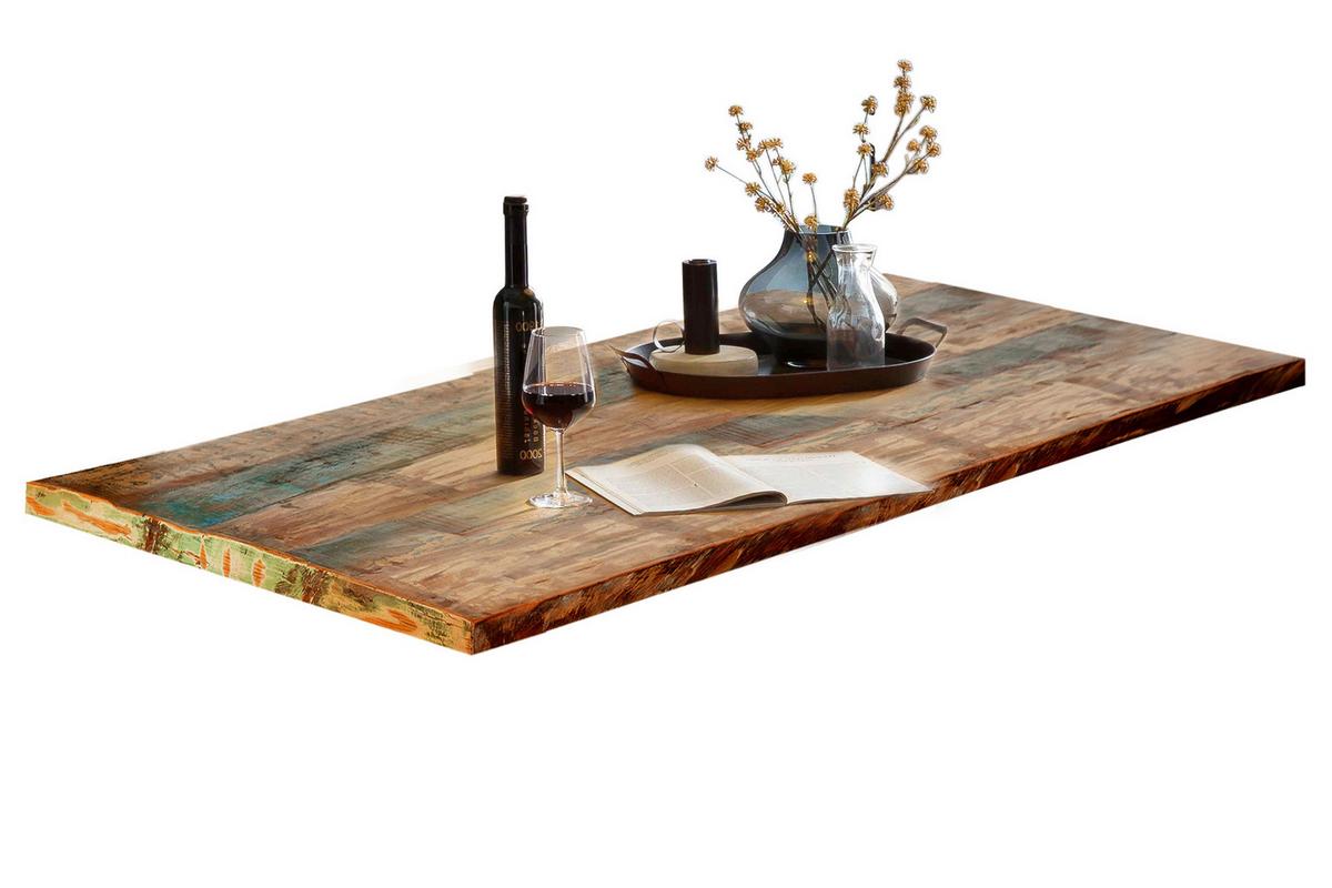 ESSTISCH Multicolor/Braun L: 160cm - Multicolor/Braun, MODERN, Holz/Metall (160/85/76,5cm) - MID.YOU