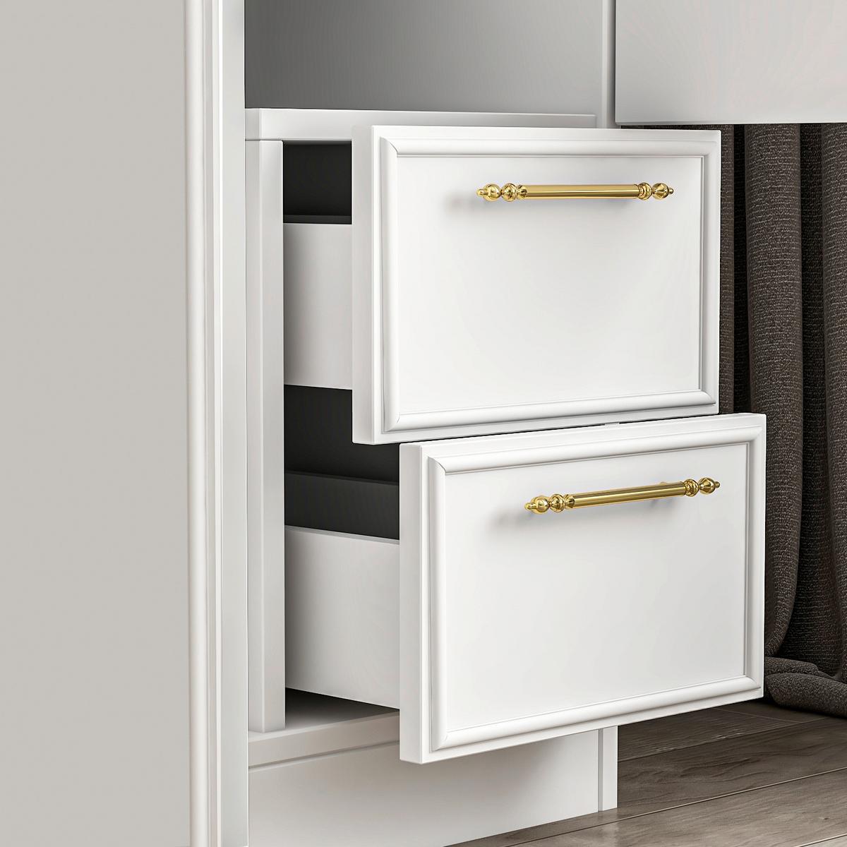 KLEIDERSCHRANK Vespera Weiß B: 60cm - Weiß, Design, Holzwerkstoff (60/172/45cm) - Livetastic