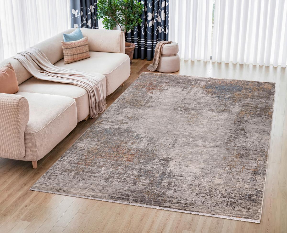 TKANÝ KOBEREC NIZZA - antracitová/béžová hnědá, Konvenční, textil (80/150cm) - Mömax