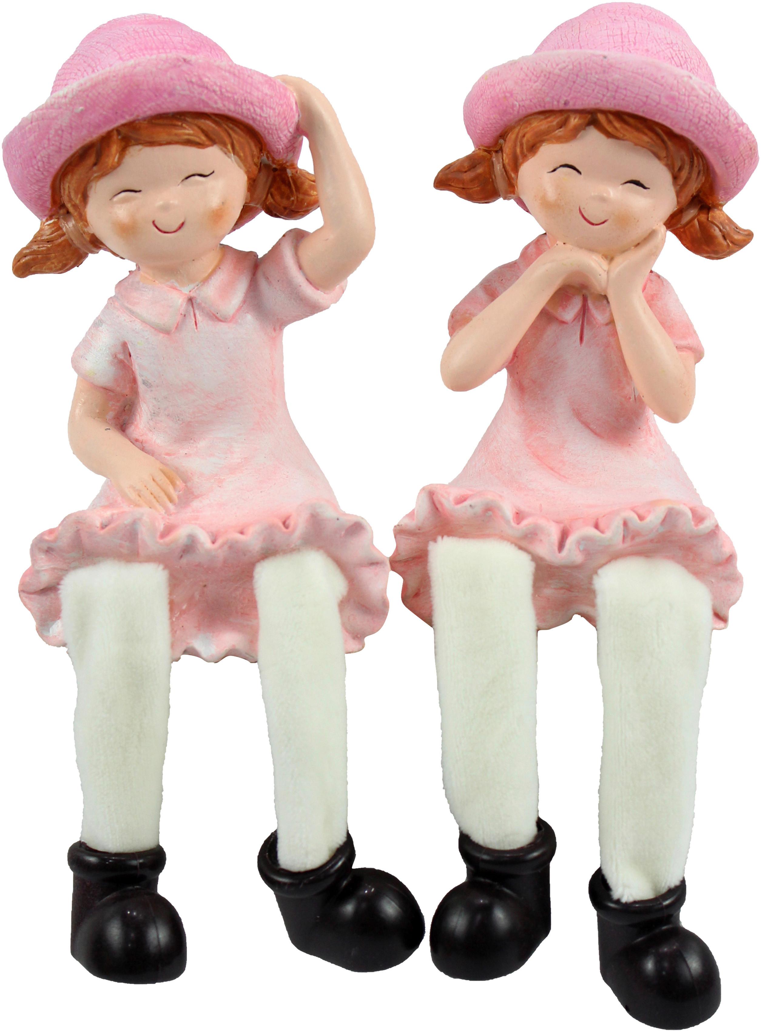 Gyerek Díszfigura Annabell - pink/barna, Konventionell, műanyag/textil (6,5/6/16cm) - Luca Bessoni
