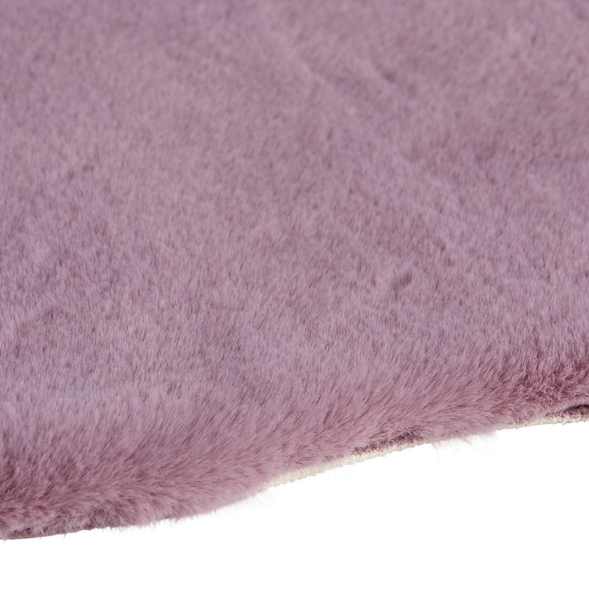 UMĚLÁ KOŽEŠINA Marlene, 90/60cm, růžová - růžová, kožešina/textil (90/60cm) - Modern Living