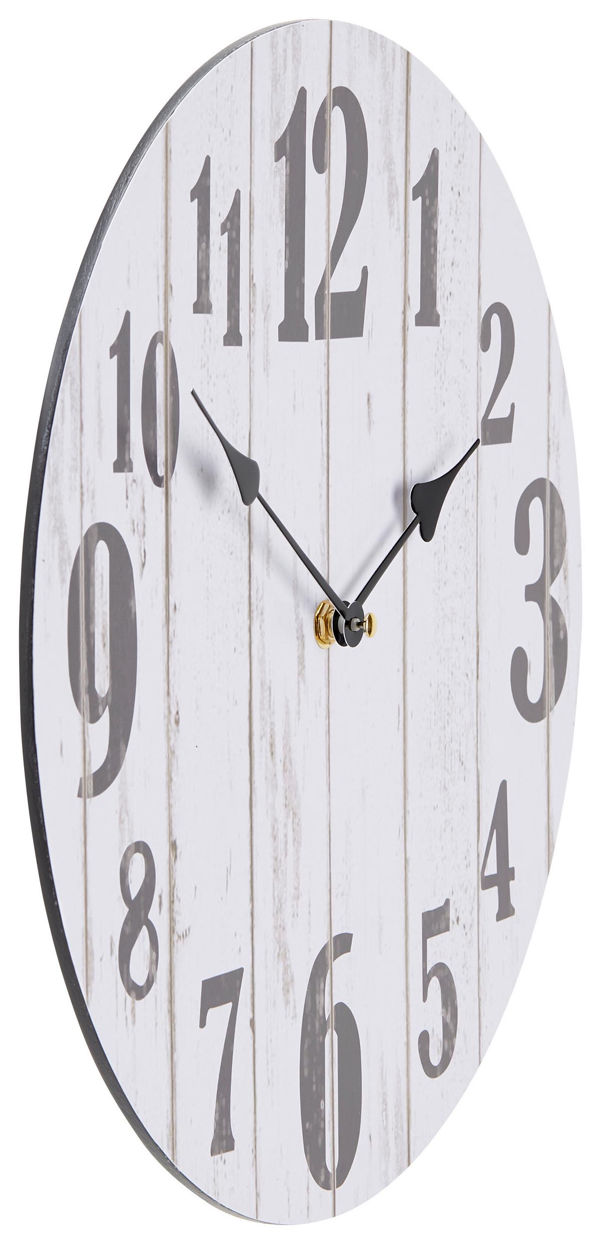 Wanduhr Alexandros Versch. Designs, D: 35 Cm - Multicolor, Basics, Papier/Holzwerkstoff (35cm) - Luca Bessoni