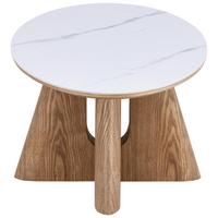 Esstisch Otis Weiß/Eichefarben D: 160 cm - Eichefarben/Weiß, MODERN, Holz/Holzwerkstoff (160/90/75cm) - Livetastic