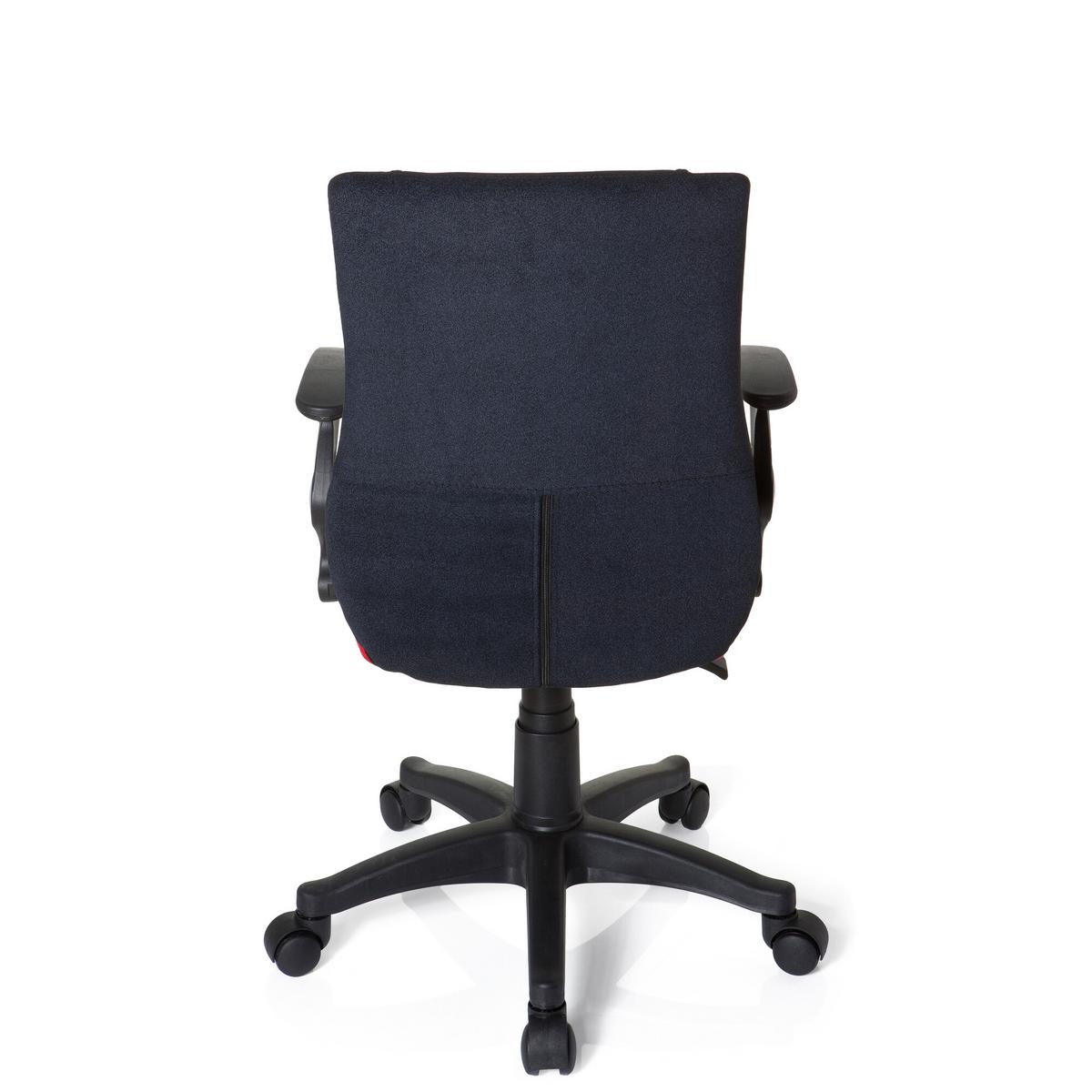 Jugenddrehstuhl Kiddy Pro Al Rot/Schwarz - Rot/Schwarz, Basics, Kunststoff (50/87-97/40cm) - MID.YOU