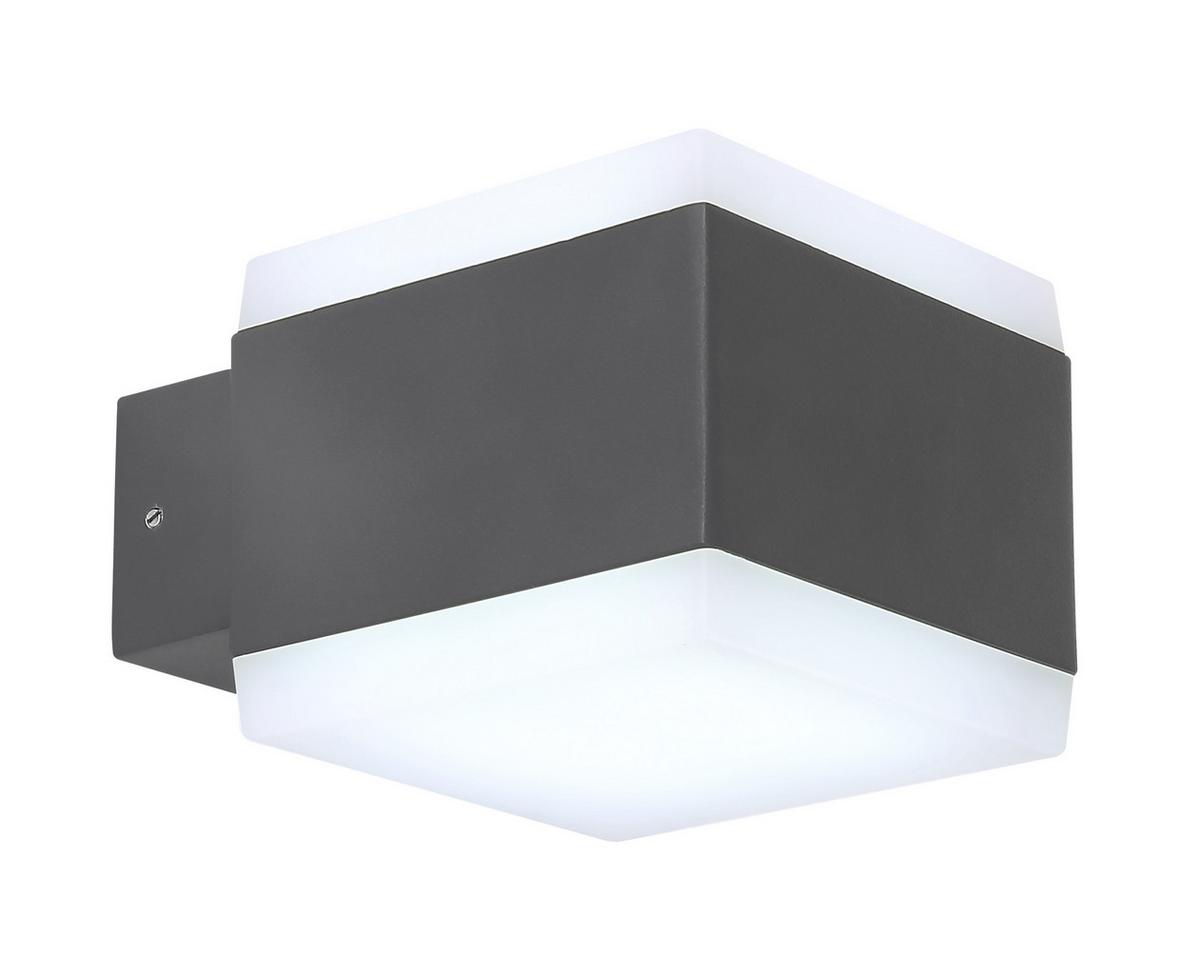 Led Außenleuchte Slice 15 Watt Kunststoff, Wandmontage - Basics, Kunststoff/Metall (11/9cm) - Globo
