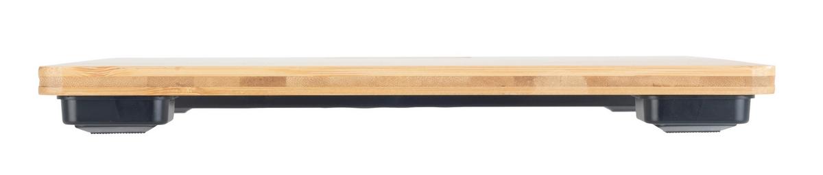 Fürdőszobamérleg 24739100 - natúr színű, Modern, természetes anyagok (30/2,7/30cm) - Wenko