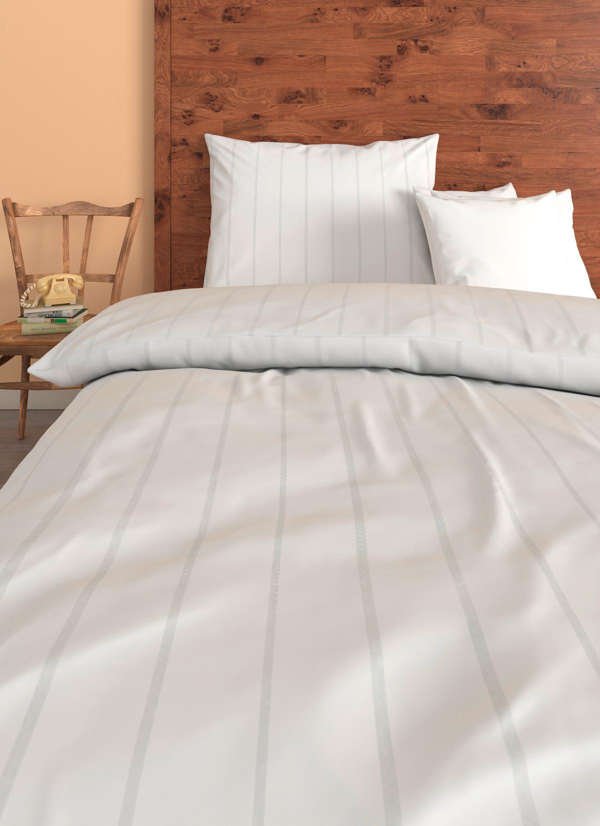 Bettwäsche Gerda - Weiß, ROMANTIK / LANDHAUS, Textil - James Wood