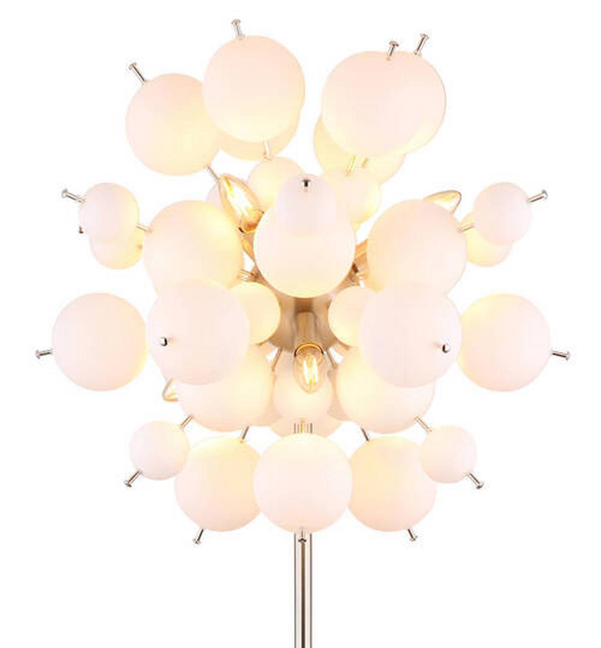 Állólámpa 15633so - nikkel, Design, Üveg/fém (55/155cm) - Globo