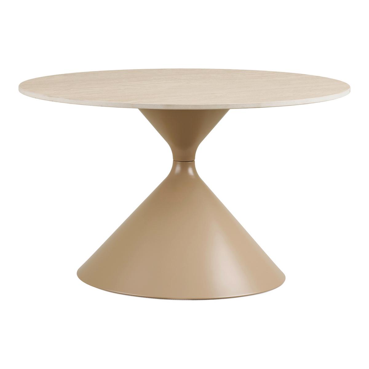 Couchtisch Annecy Sandfarben B: 70cm - Sandfarben, Design, Stein/Metall (70/70/41cm) - MID.YOU