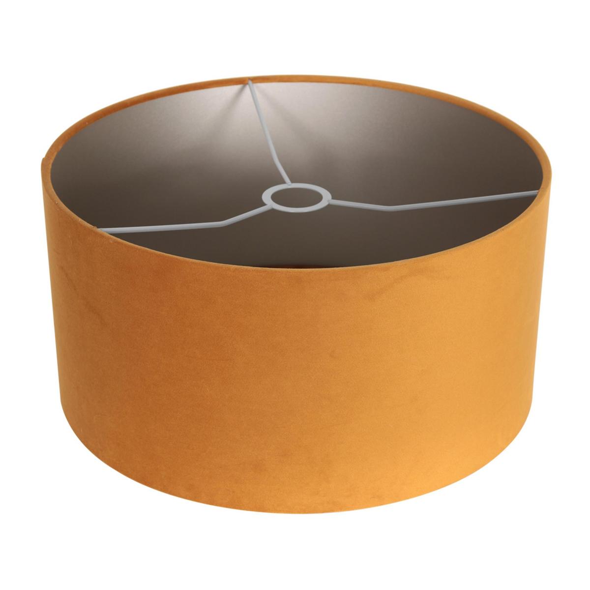 Tischleuchte Stang - Schwarz/Orange, Trend, Textil/Metall (40/71/24cm)
