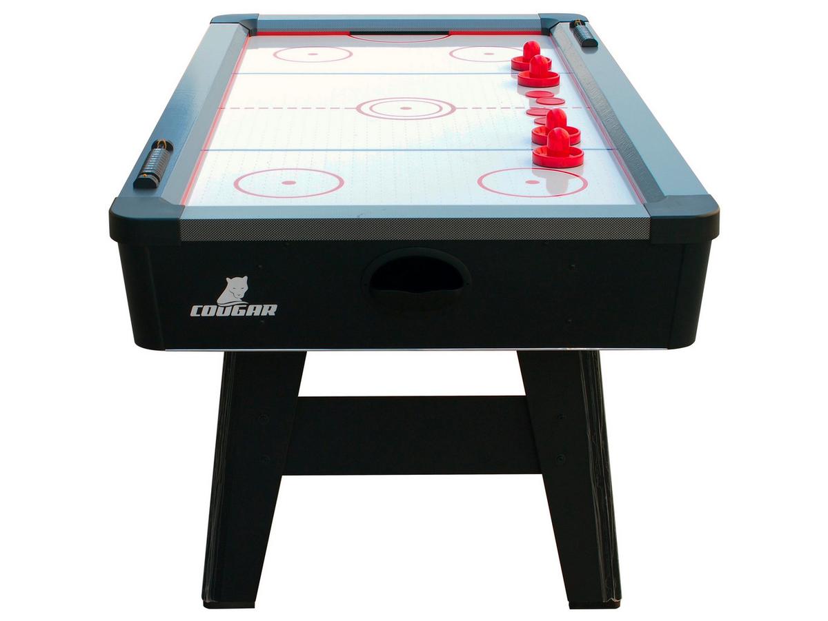 Tisch-eishockey Hattrick Hero L: 183 Cm Rot/schwarz/weiß - Rot/Schwarz, Basics, Holz (97/81/183cm) - Ambia Garden