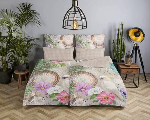 Wendebettwäsche Indah Multicolor 155x220 cm - Multicolor, Design, Textil (155/220cm)