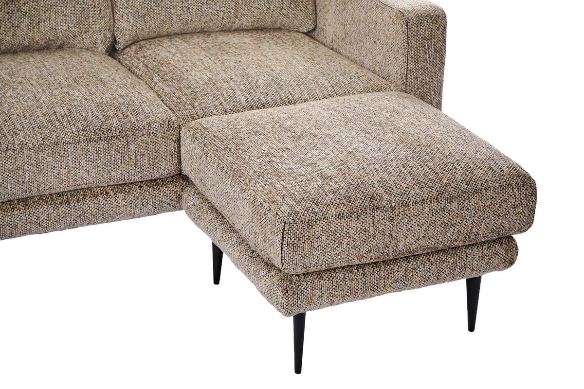 3-sitzer-sofa Parma Multicolor B: 208 Cm - Multicolor/Schwarz, Basics, Holz/Textil (208/83/151cm) - Livetastic