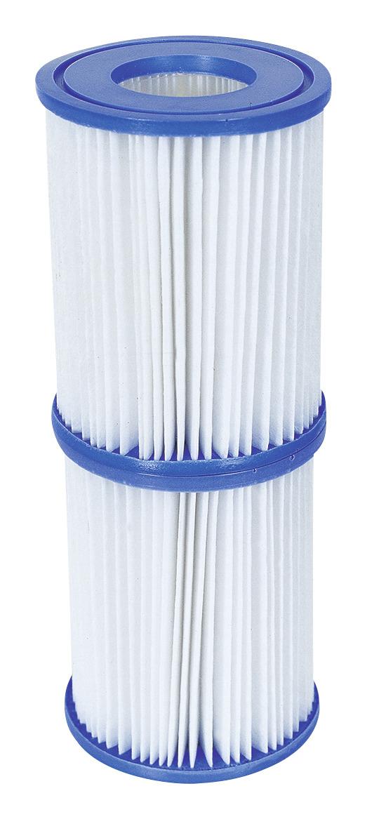 Filterkartusche für Pool Catridge Größe 2 58094 - Blau/Weiß, Kunststoff (10,6/13,6cm) - Bestway