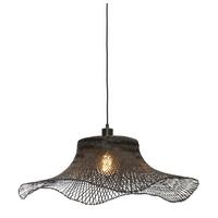 Hängeleuchte Ibiza/H65/B - Schwarz, Trend (50/50/15cm) - Good & Mojo