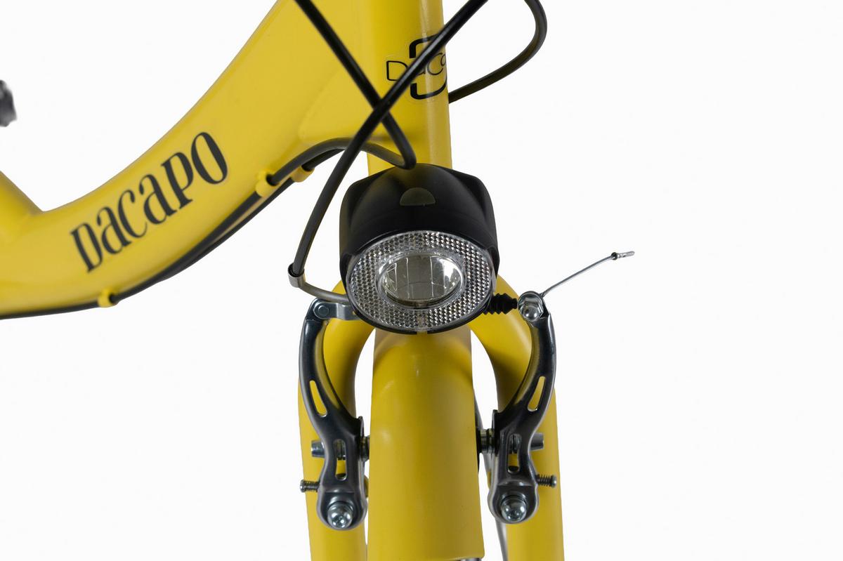 Damenfahrrad 28'' Daapo Toscana gelb - Gelb, Basics, Metall (25kg)