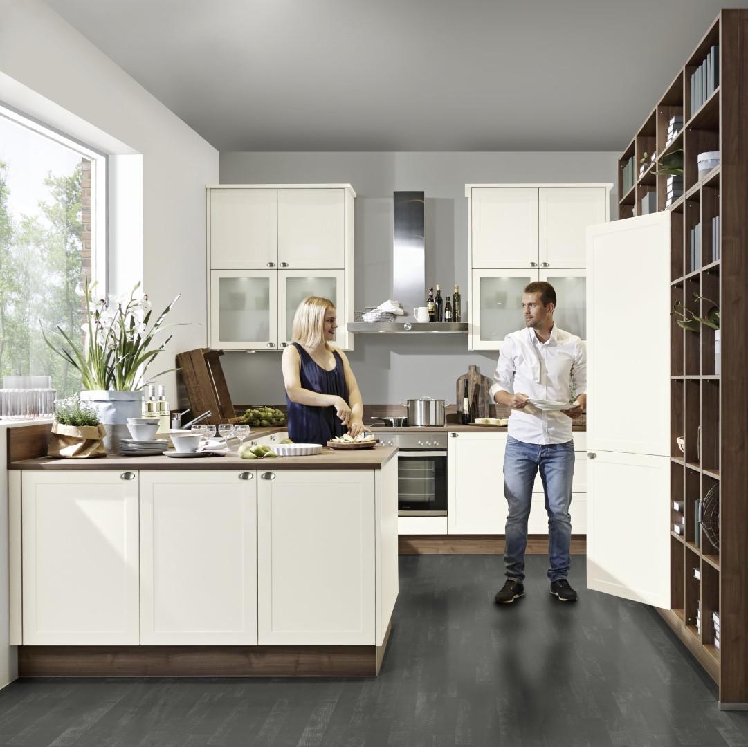 Beépíthető Konyha Home - tölgyfa/fehér, Modern, faalapú anyag - Express