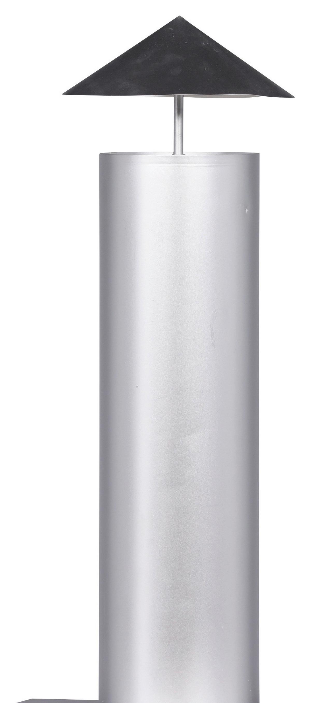 Feuerstelle Makarima - Silberfarben, KONVENTIONELL, Metall (45/199/45cm) - Gardenson