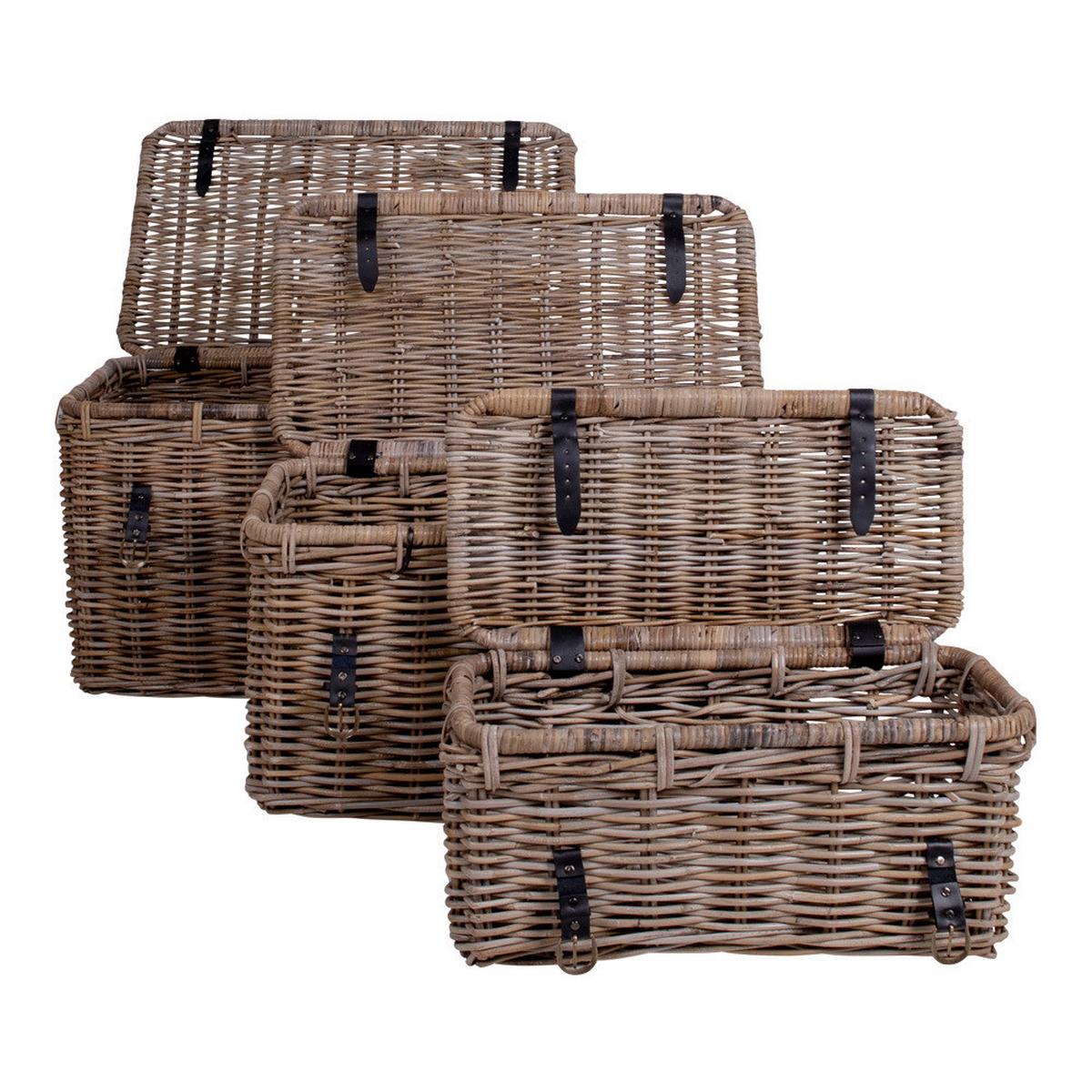 Korbset Naturfarben B: 81 cm 3-teilig - Naturfarben, Basics, Naturmaterialien (81/48/51cm)