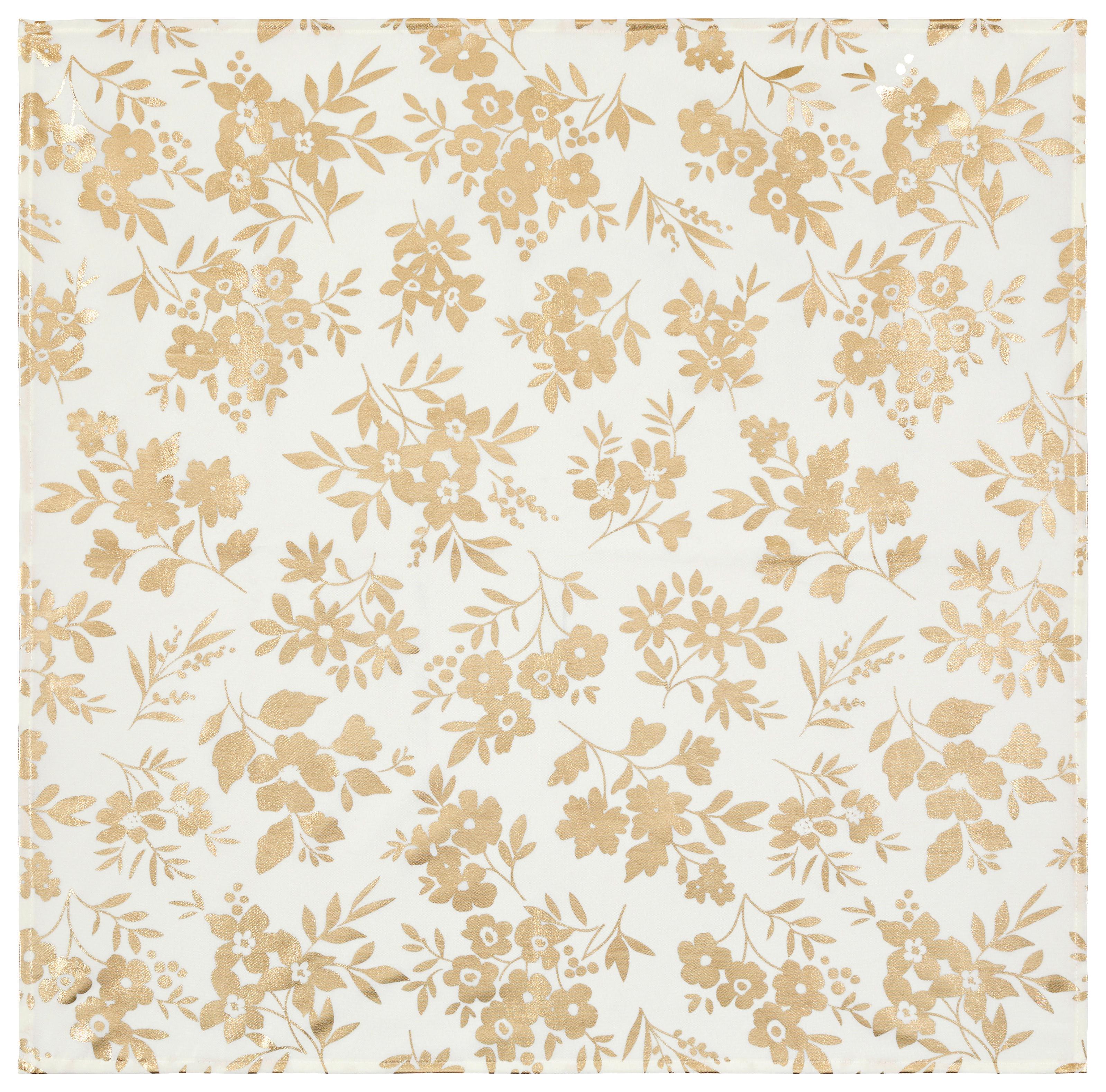 Tischdecke Josefa - Champagner, ROMANTIK / LANDHAUS, Textil (75/75cm) - James Wood
