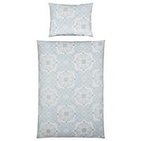 Bettwäsche Lillehammer - Blau/Grau, MODERN, Textil - Luca Bessoni