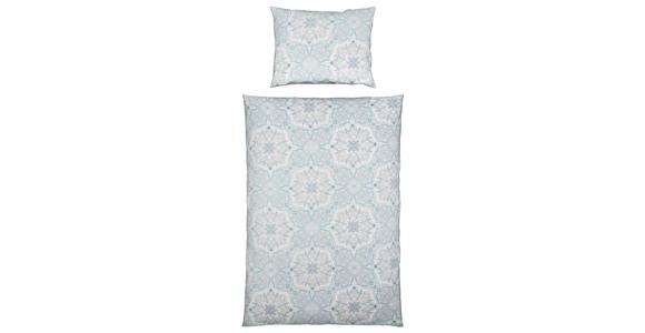 Bettwäsche Lillehammer - Blau/Grau, MODERN, Textil - Luca Bessoni