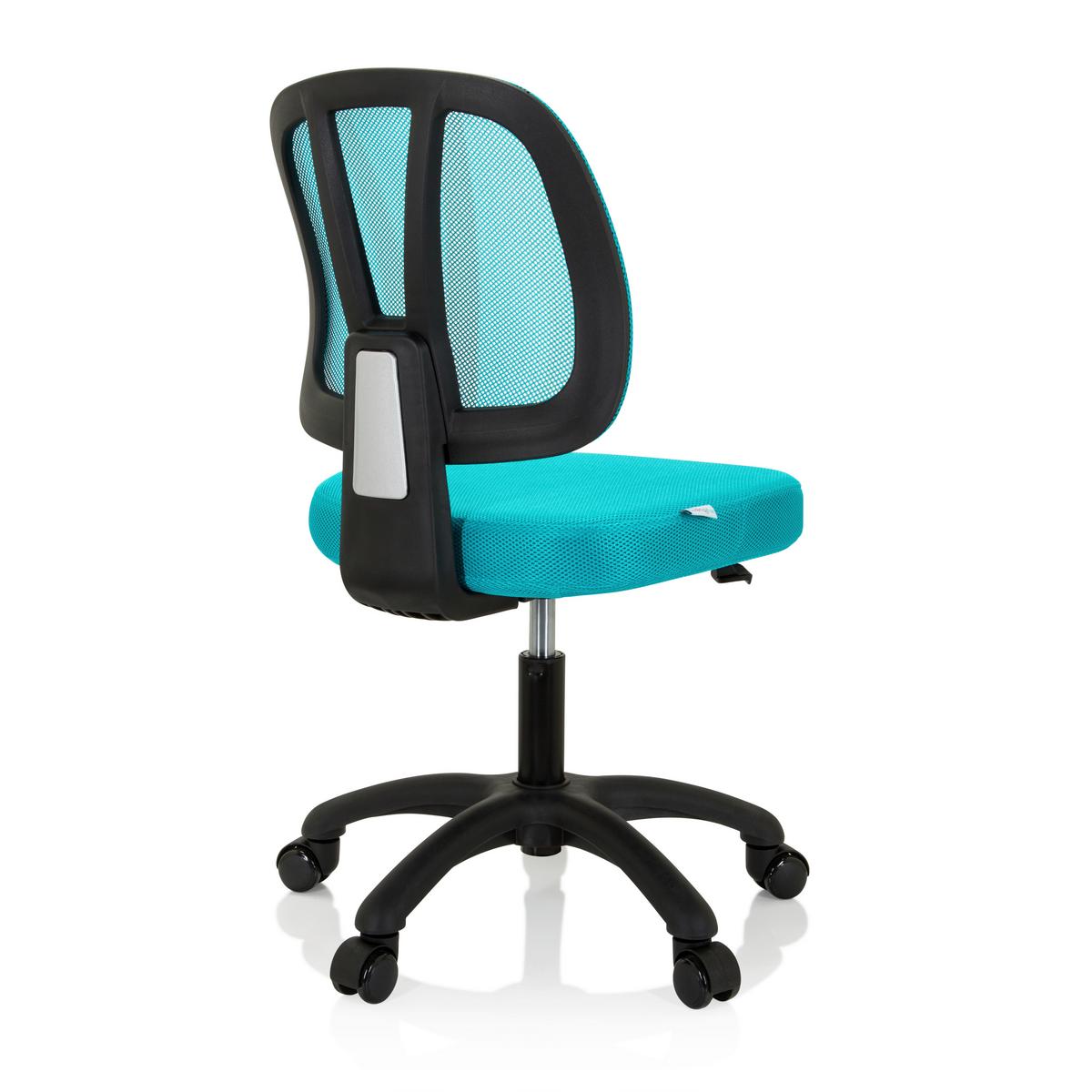 Jugenddrehstuhl Kid Yu Türkis Bis 80 Kg - Türkis/Schwarz, MODERN, Kunststoff/Textil (46/84/51cm) - MID.YOU