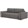 Schlafsofa Vouge Grau Bxhxt: 255x86x123 Cm - Buchefarben/Schwarz, KONVENTIONELL, Textil (255/86/123cm) - Livetastic