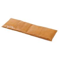Bankauflage Lederkissen Braun B: 104 Cm - Braun, Design, Leder (104/3/35cm) - MID.YOU