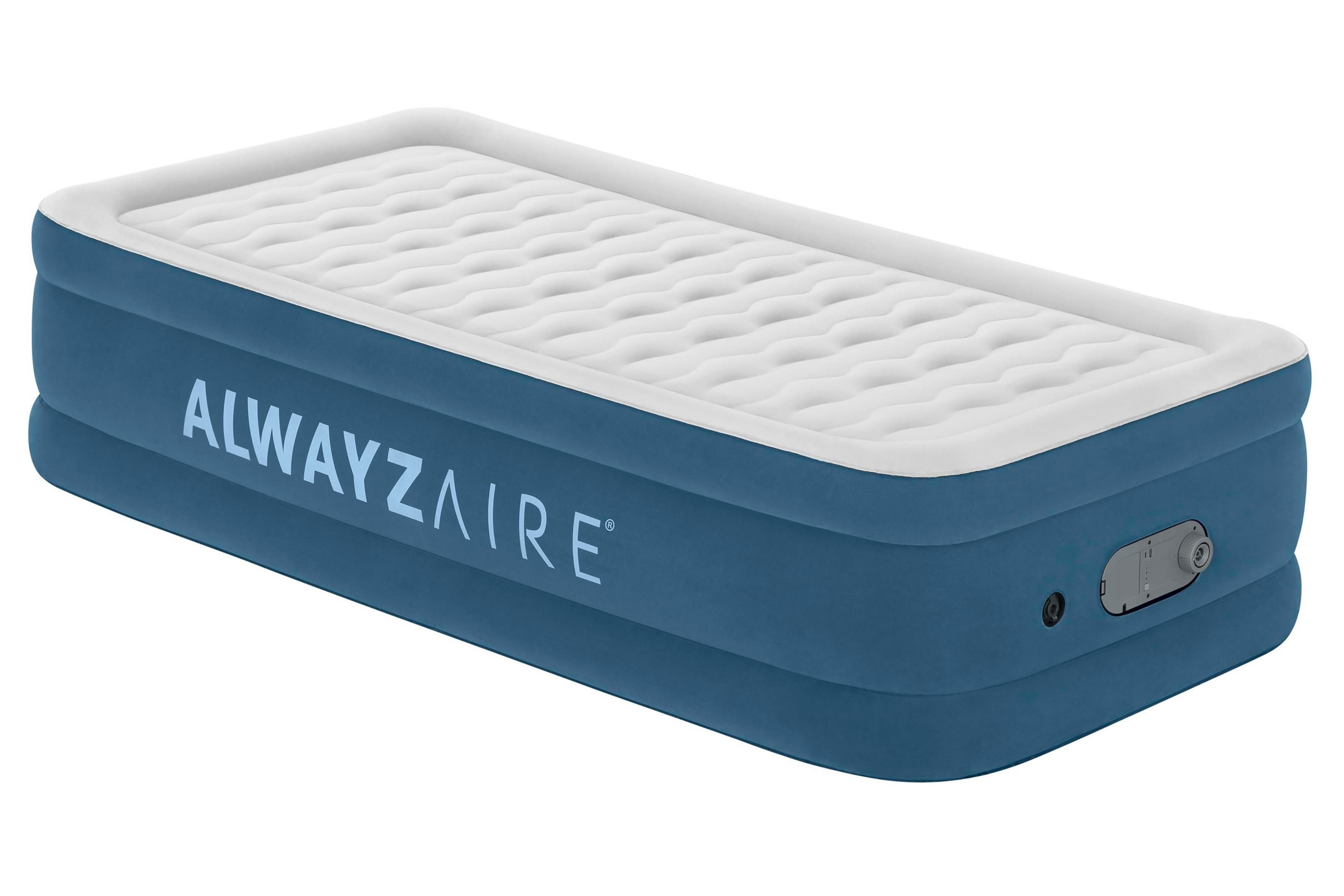Luftbett Lennard 191x97x46 Cm Bis 150kg, Inkl. Pumpe - Dunkelblau/Grau, KONVENTIONELL, Kunststoff/Metall (191/97/46cm) - Bestway